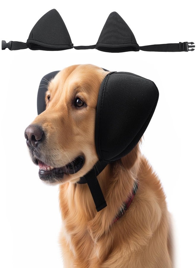 SilTriangle Dog Ear Muffs for Noise Protection, Noise Cancelling Ear Covers, Dog Headphones, Waterproof Doggie Ears Plug for Drying, Bathing, Keep Bugs and Water Out, Quiet Ears from Thunder Firework Weeder - Image 1